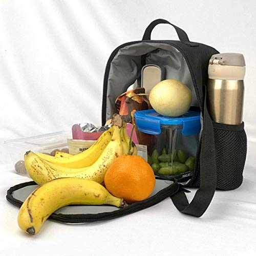 DFGA Insulated lunch bag Bolsa de almuerzo Caja de almuerzo con aislamiento Bolsa de asas de Aladdin Bolsa más fresca Recipientes de preparación de comidas para mujeres Hombres Adultos