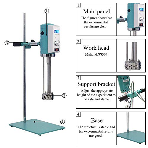 Digital de alta Shear dispersión mezclador emulsionar se puede lavar a máquina de emulsión ae300l-h emulgente emulsification 220 V 40L