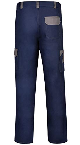 DINOZAVR Omega Pantalones de Trabajo de algodón para Hombre - Azul Marino 2XL