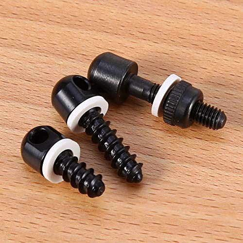 Dioche Adaptador de EspáRrago Giratorio de Eslinga Rifle Screw, 3X Desmontaje Rápido Adaptador de Tornillo de Eslinga Base de Herramientas Giratorias para la Caza con Escopeta