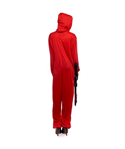 Disfraz La Casa de Papel Atracador Mono Rojo Unisex Halloween Carnaval Cosplay (S)