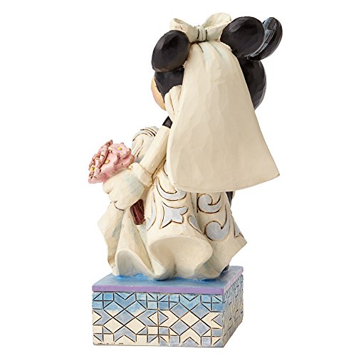 Disney Enesco Tradition - Figurilla de Mickey Mouse y Minnie, de Resina, Altura de 17 cm, Multicolor