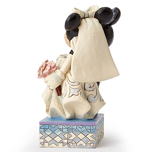 Disney Enesco Tradition - Figurilla de Mickey Mouse y Minnie, de Resina, Altura de 17 cm, Multicolor