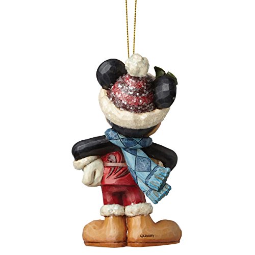 Disney Figura Mickey Mouse Navidad, Piedra, Multicolor, 6 x 5.5 x 10 cm