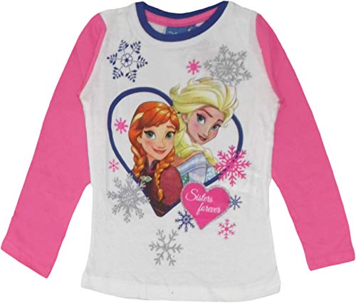 Disney Frozen Anna Elsa - Conjunto de pijama (8 años, rosa hermanas para siempre))