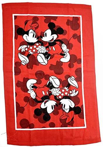 Disney - Juego de 3 piezas para cocina, manopla, agarradera y paño de cocina, diseño de Mickey y Minnie Mouse