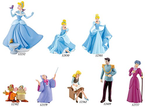 Disney Princesas Figura Cenicienta Nueva 0cm, Multicolor, Miscelanea (Bullyland 12501)