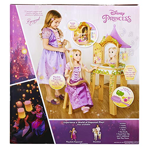 Disney Princess Bulk Vanity Rapunzel tocador a Granel, Multicolor (Jakks Pacific 4608)