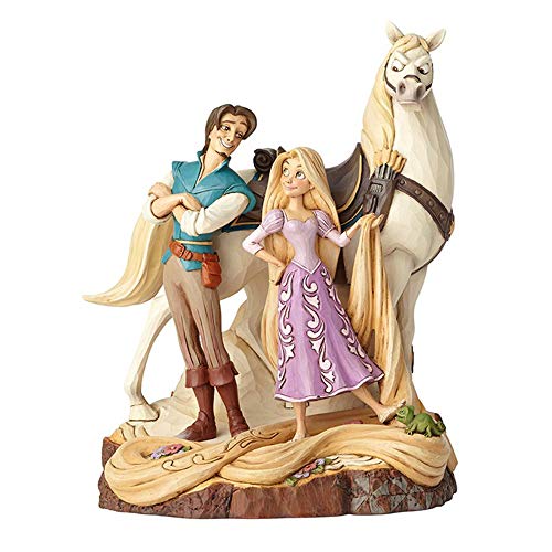 Disney Vive Tu Sueño-Rapunzel-El Entrelazamiento de La Torre, Resina, Multicolor, 14.50x15.50x0.50 cm