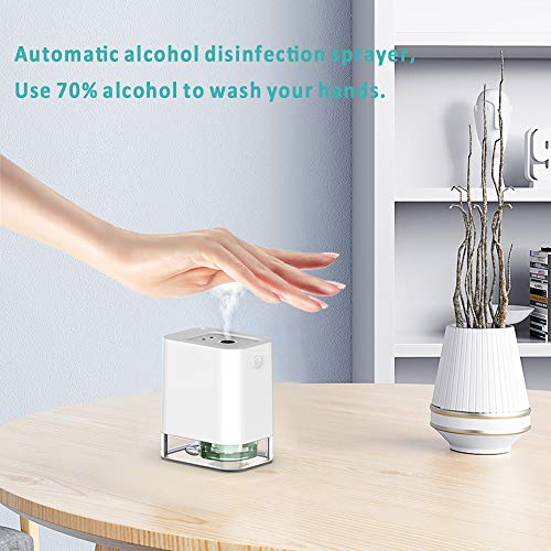 Dispensador Automático Alcohol,Mini Pulverizador Desinfectante Portátil De Desinfección De Manos Con Desinfectante De Manos, Adecuado Para El Hogar, El Restaurante, La Oficina, La Escuela Y El Hotel