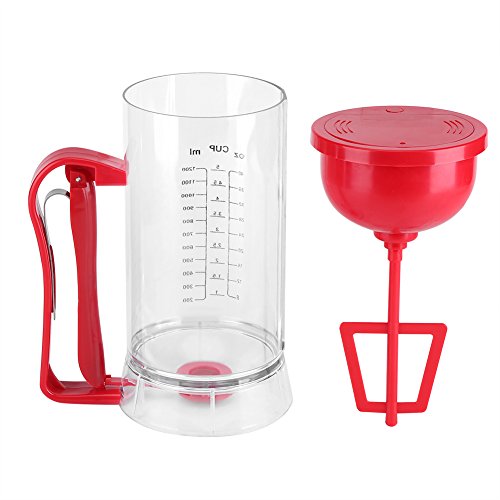 Dispensador de batería eléctrica para Cupcakes, 1200 ML para medir gofres Magdalenas moldes de Cocina