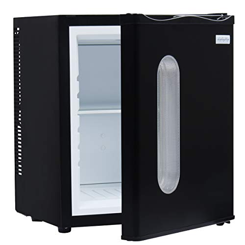 Display4top Mini frigorífico, Nevera mini, Portatil, Silenciosa, Minibar, Negro (26L)