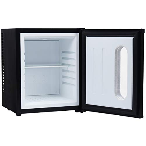 Display4top Mini frigorífico, Nevera mini, Portatil, Silenciosa, Minibar, Negro (26L)