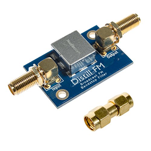 Distill:FM Barebones - Broadcast FM Bandstop Filter (FM Notch Filter) para Aplicaciones de Radio Definidas por Software (SDR)