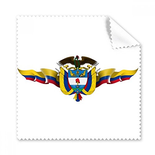 DIYthinker América Bandera Colombia Emblema Nacional paño de vidrios del Trapo de Limpieza Regalo más Limpia la Pantalla del teléfono 5 x