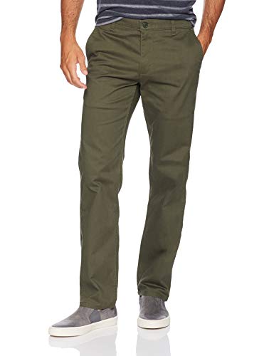 Dockers Men's Straight Fit Original Khaki All Seasons Tech Pants D2, Deep Depths, 42 30