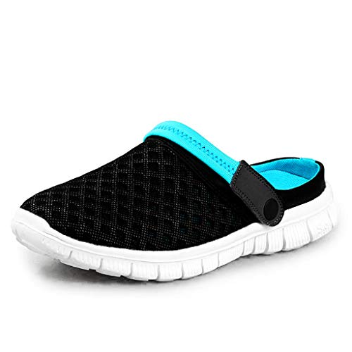 DoGeek Zuecos Verano Antideslizante Zapatillas de Jardin Ventilación de Malla Ligeros Sandalias Playa Ahueca hacia Sandalias