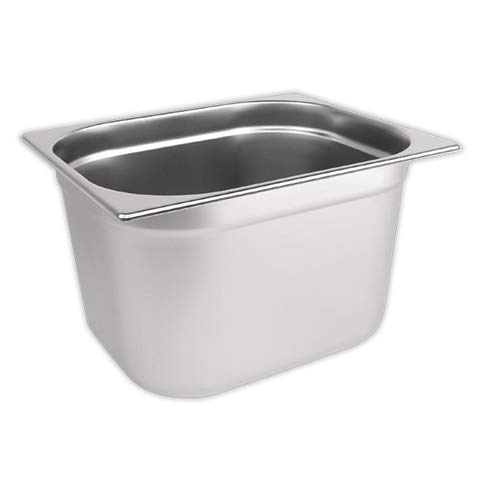 DOJA Industrial | Recipiente Gastronorm Tamaño 1/2 | Recipientes Acero Inox 325 x 265mm 200mm, 12 L