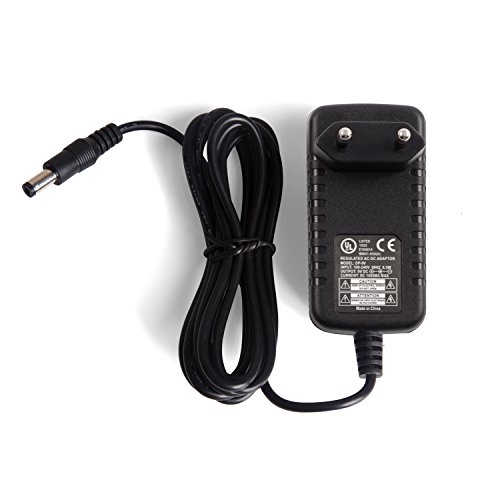 Donner® Adaptador de fuente de alimentación para pedal de efectos de guitarra, salida 9V DC, con cable de conexión en cadena de 5 vías