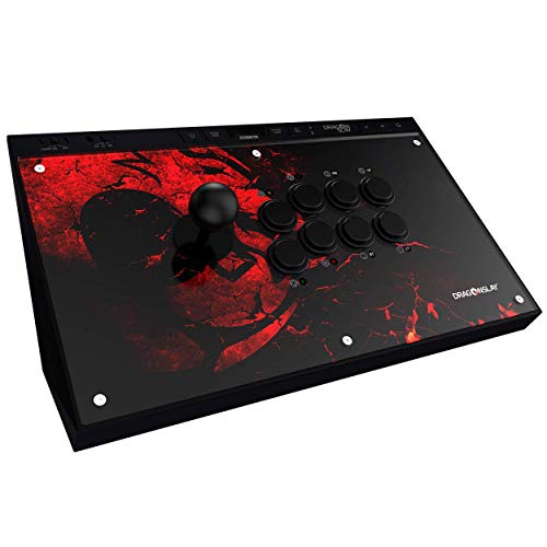 DRAGON SLAY Universal Arcade Fight Stick Controlador - 8 Botón Compatible con SWITCH, PS4, Xbox One, PC