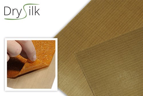 DrySilk - Papel de seda antiadherente para alimentos, en paquete de 6 hojas