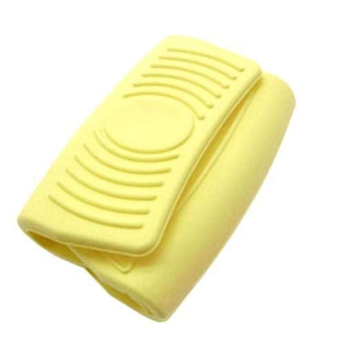 DUO ER 2pcs de la categoría alimenticia de Silicona Anti-Quemaduras Clip Resistente al Calor del Plato Hot Pot de sujeción de Copa (Color : Yellow)