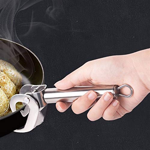 DUO ER Acero Inoxidable Anti-Caliente antiescaldadura Pot Cuenco Pan Tazón Pinza de Utensilios de Cocina Cooking Picnic Brazo Titular con Asas Tipo Abrazadera del Clip