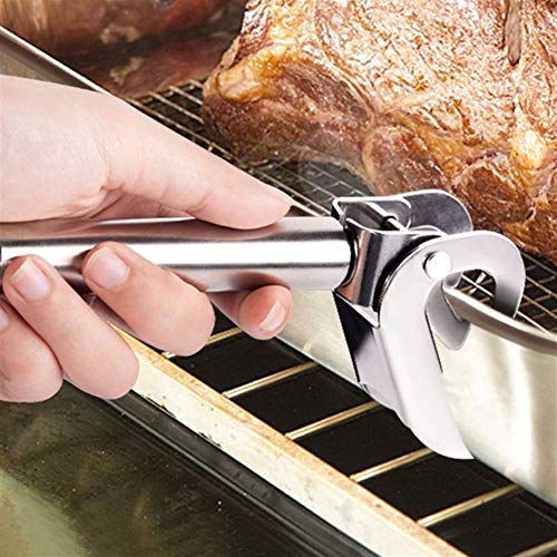 DUO ER Acero Inoxidable Anti-Caliente antiescaldadura Pot Cuenco Pan Tazón Pinza de Utensilios de Cocina Cooking Picnic Brazo Titular con Asas Tipo Abrazadera del Clip