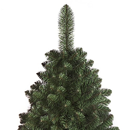 DWA ARBOL Navidad Grande en Caja, Bosque Tradicional Verde Soporte (220 cm, Natural Pine)