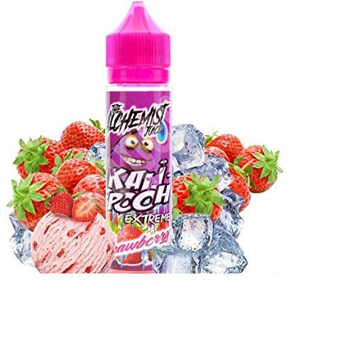 E-LIQUID. LIQUIDO PARA VAPEAR. THE ALCHEMIST JUICE. KALIPPOOH FRESA. Sabor a helado de fresa con un sorprendente frescor. 50 ML. SIN NICOTINA. VENTA SOLO MAYORES DE 18 AÑOS