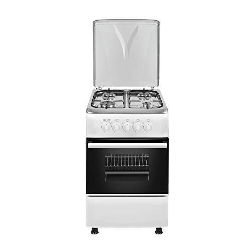 EAS ELECTRIC SMART TECHNOLOGY - Cocina de Gas 50 cm Blanca - EFG556W