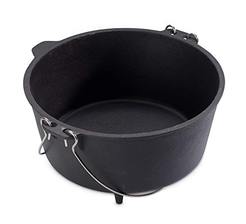 ECHTWERK EW-GE-1225 Olla de Hierro Big-Dutch Oven, Horno holandés, Cacerola hierrro Fundido, 31,5 x 21 cm, Iron