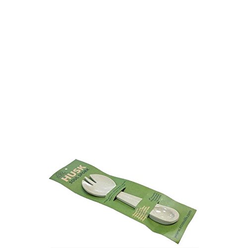 ecosoulife Husk Soul Spork Tenedor-cuchara de arroz casquillos Natural 100% biolog. biodegradable. Nuevo.