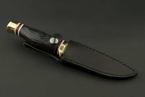 Ed Mahony Cuchillo de Caza Ebony Hunter, 440c Acero