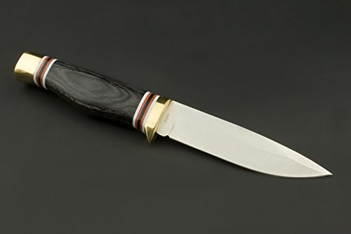 Ed Mahony Cuchillo de Caza Ebony Hunter, 440c Acero