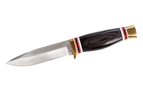 Ed Mahony Cuchillo de Caza Ebony Hunter, 440c Acero