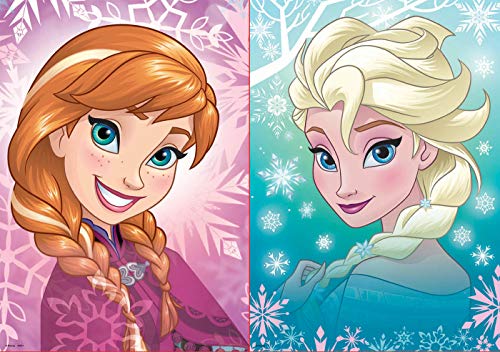 Educa- Frozen Maleta Progresivos 2 Puzzles Infantiles de 20 Piezas, a Partir de 3 años (16511)