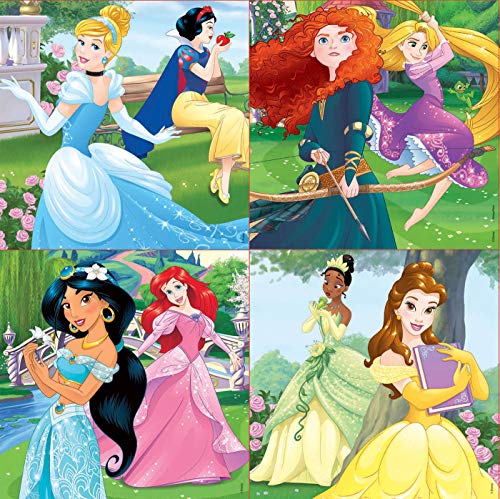 Educa - Princesas Disney, Puzzles Progresivos, Puzzle Infantil de 12,16,20 y 25 Piezas, a Partir de 3 Años (17166)