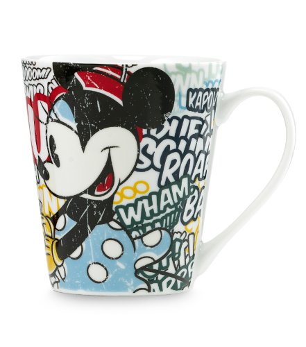 Egan Disney WMSET/2 5 2 Vasos de café Vasos y paños de Cocina diseño de Mickey y Minnie Mouse