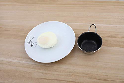 Egg Poacher Pan - Stainless Steel Poached Egg Cooker –Induction Cooktop Egg Poachers Cookware Set with 4 Nonstick Large Silicone Egg Poacher Cups and Spatula