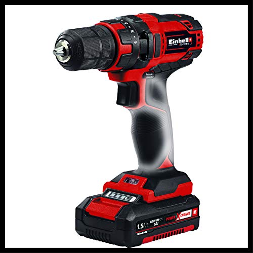 Einhell Taladro destornillador inalámbrico TC-CD 18/35 Li Power X-Change (18V, incluye batería de 1,5 Ah y cargador) (ref.4513914)