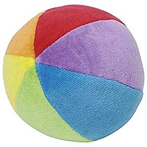 Einsgut Bola de Tela de Semillas Peluche para bebés Pelota Suave y Activa Juguete de Felpa Grande y Suave para niños pequeños Bebés Niños Regalo