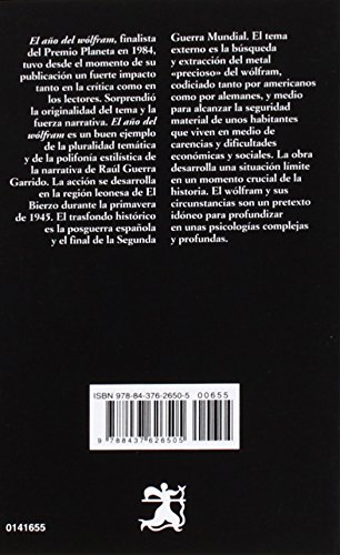 El año del wólfram (Letras Hispánicas)