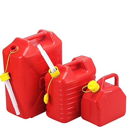 El gas plástico tanque de aceite espesado Combustible Gasolina Diesel del tanque de gasolina de contenedores de plástico portátil, 5L / 10L / 20L Diesel tambor coche de reserva del depósito de combust