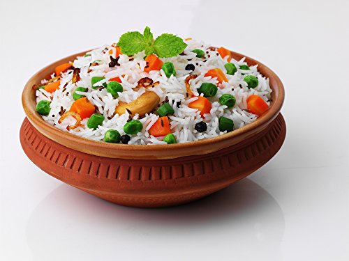 El orgullo de la India - India premium arroz Basmati Blanco - 1,5 libras (680 g) Jar - Granos único, extra larga, delgada y no pegajosa y de nuez: se utilizan para hacer Biryanis, Pilaf, budines, etc.