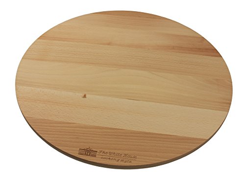 El plato giratorio de la cocina de la casa blanca Lazy Susan Beech Wood