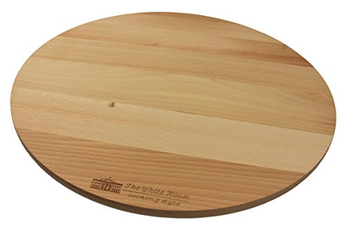 El plato giratorio de la cocina de la casa blanca Lazy Susan Beech Wood