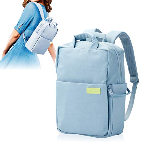 ELECOM Luc offtoco (Ofutoko) Mini tamaño 9,7 Pulgadas 2VÍAS de Almacenamiento de tabletas [Mochila / Bolso] Azul Helado BM-OF05BU