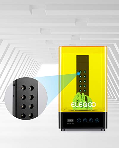 ELEGOO Mercury Plus Máquina de Lavado y Curado 2 en 1 para LCD/DLP/SLA Modelos Impresos en 3D Caja de Curado UV de Resina con Plato Giratorio de Curado y Cubeta de Lavado