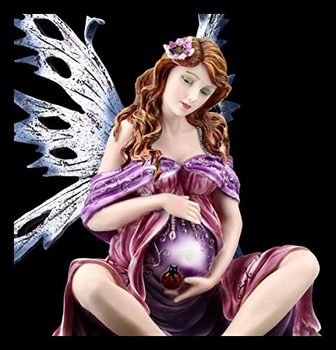 Embarazadas Hadas Fantasía Figura - Magic Mama Grande Hadas, Fairy, Ángel, Figura Decorativa, Artículo Decorativo, Estatua, Escultura, H 35 CM